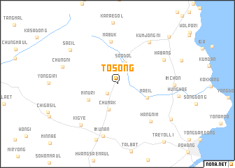 map of T\