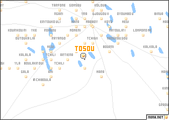 map of Tosou