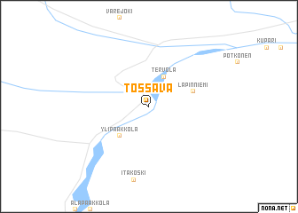 map of Tossava