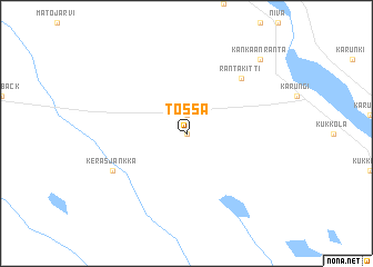 map of Tossa