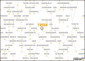 map of Tossa