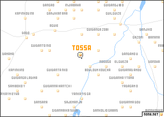 map of Tossa