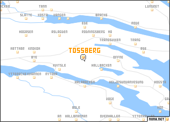 map of Tossberg