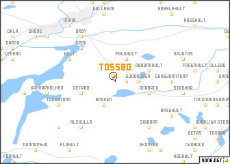 map of Tossbo