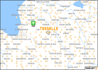 map of Tosselle