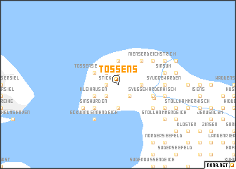 map of Tossens