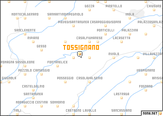 map of Tossignano