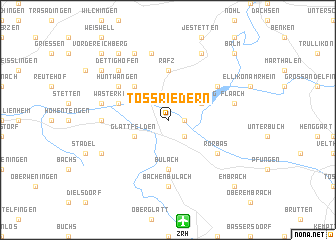 map of Tössriedern