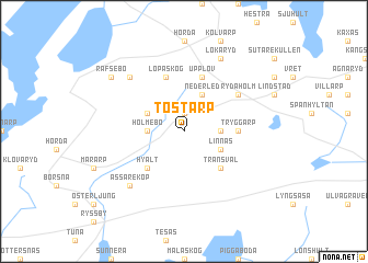 map of Tostarp