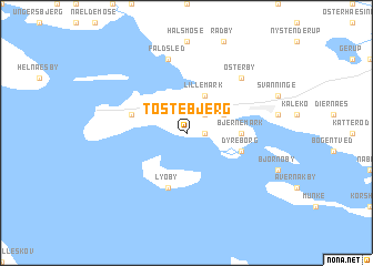 map of Tostebjerg