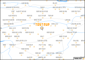 map of Tostrup