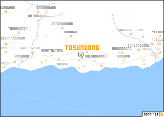 map of Tosun-dong