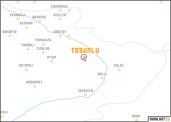 map of Tosunlu