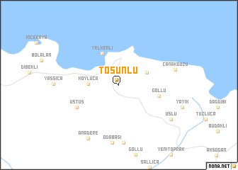 map of Tosunlu