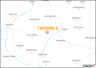 map of Tosunoğlu