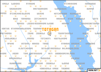 map of Totagan