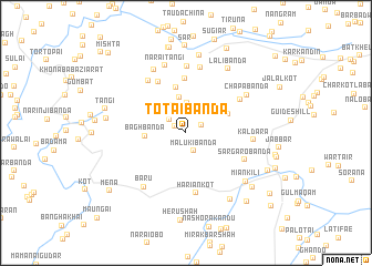 map of Totai Bānda