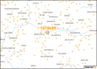 map of Totakān