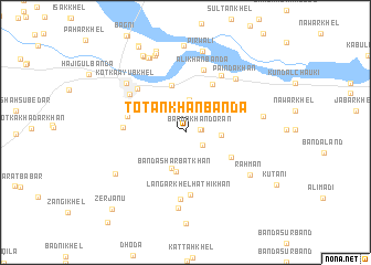 map of Totān Khān Bānda