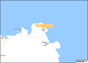 map of Totaranui