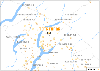 map of Tota Tānda