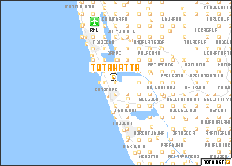 map of Totawatta