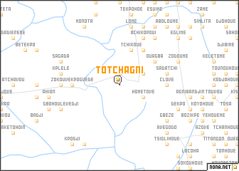 map of Totchagni