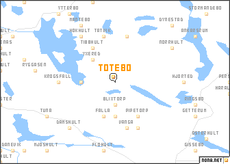 map of Totebo