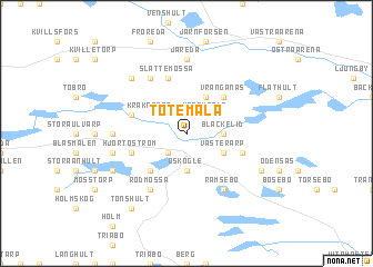 map of Totemåla