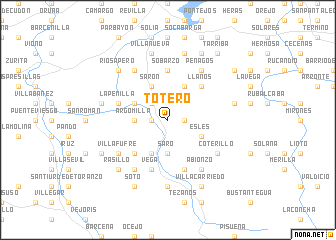 map of Totero