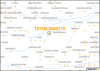 map of Tótfalupuszta