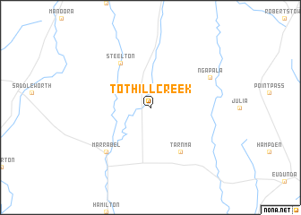 map of Tothill Creek