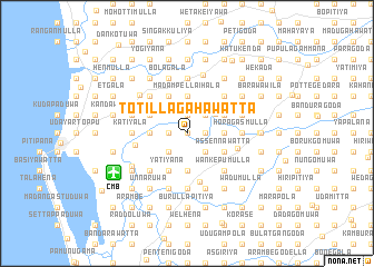 map of Totillagahawatta