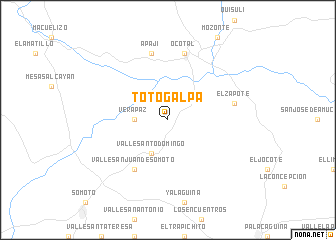 map of Totogalpa