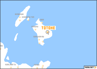 map of Totohe