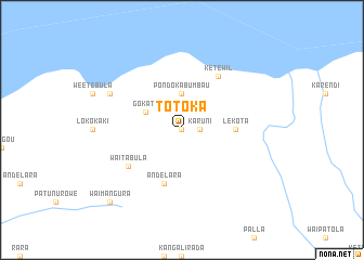 map of Totoka