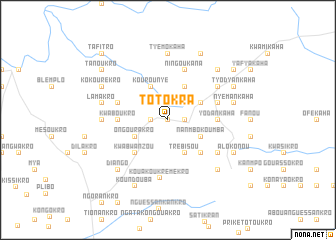 map of Totokra