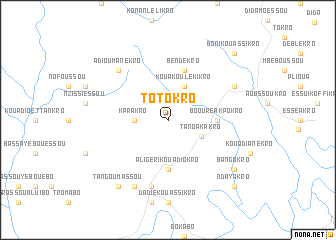 map of Totokro