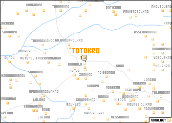 map of Totokro