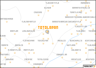 map of Totolapan