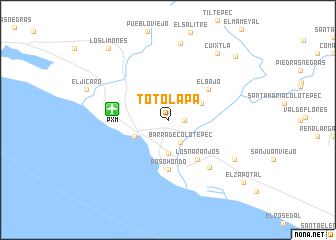 map of Totolapa