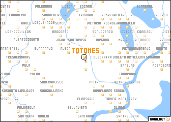 map of Totomes