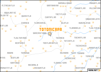 map of Totonicapa