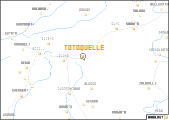 map of Totoquelle