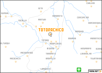 map of Totora Chico