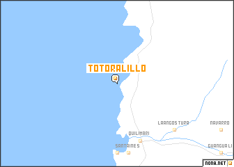 map of Totoralillo