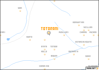 map of Totorani