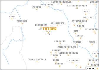 map of Totora