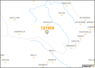 map of Totora