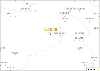 map of Totora